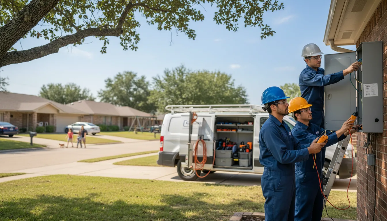 Certified electrician providing emergency electrical services in Mccarley, MS